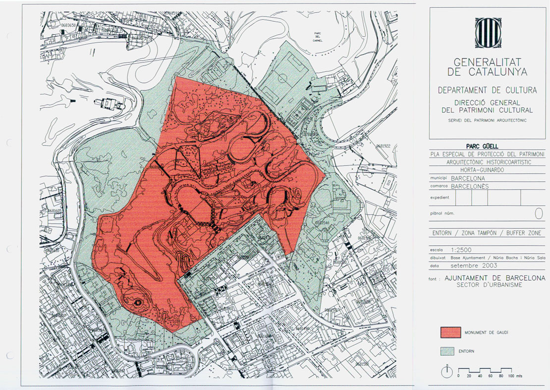 Works Of Antoni Gaudi Maps Unesco World Heritage Centre