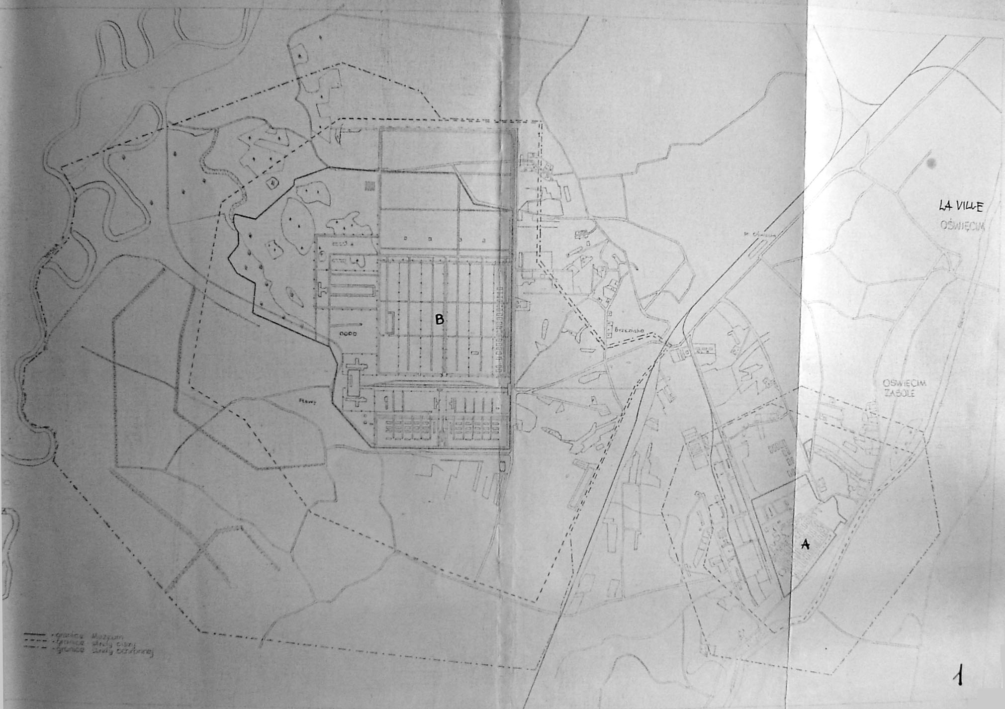 Unesco World Heritage Centre Document Auschwitz Birkenau Map Of The Inscribed Property