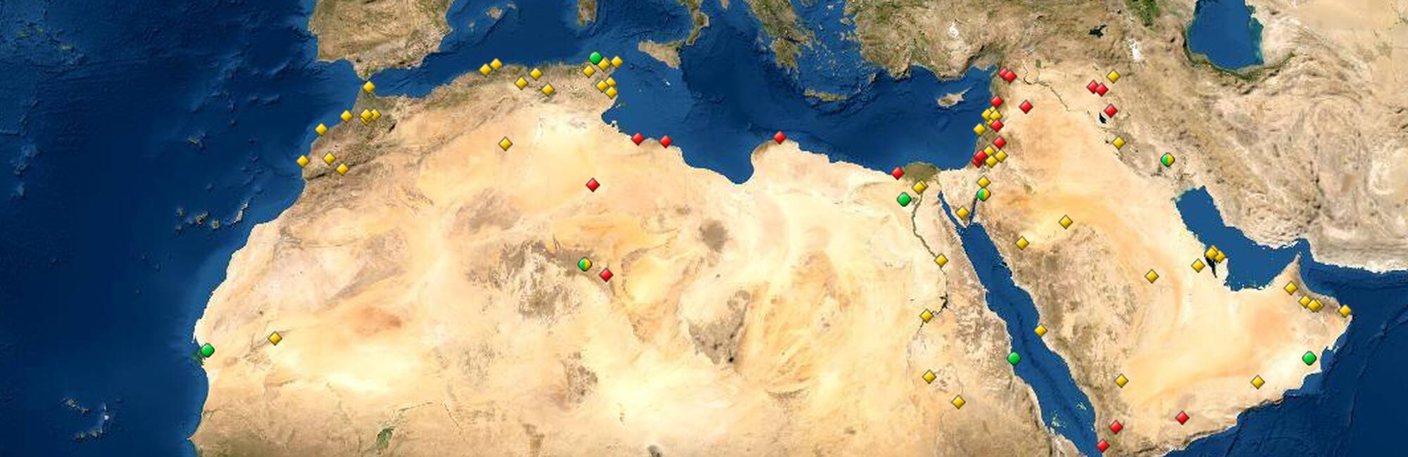 middle east culture map