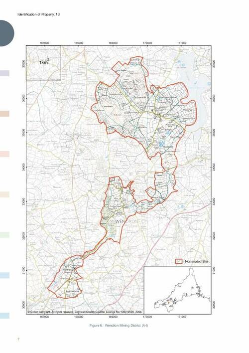 Cornwall World Heritage Site Map Unesco World Heritage Centre - Document - Wendron Mining District Cornwall World Heritage Site Map Unesco World Heritage Centre - Document - Wendron Mining District