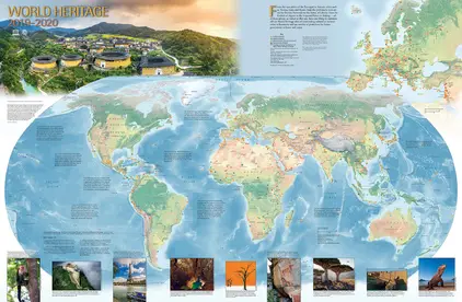 La carte du patrimoine mondial