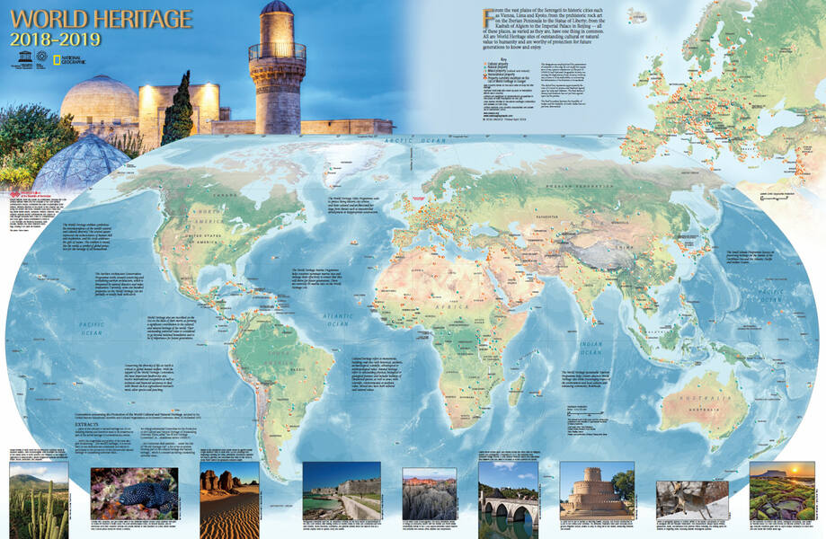 World Heritage Sites Map Order the World Heritage Map   UNESCO World Heritage Centre