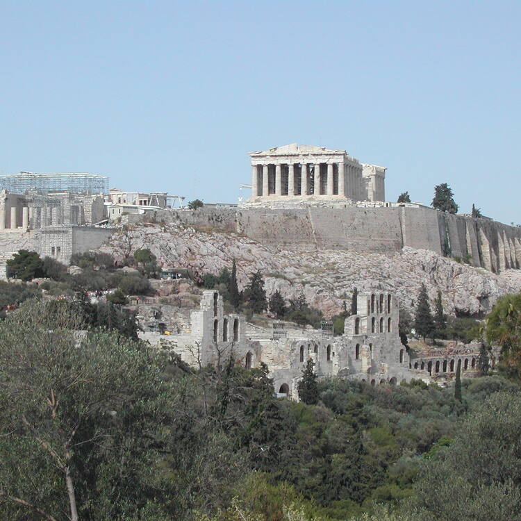 acropolis of athens inside