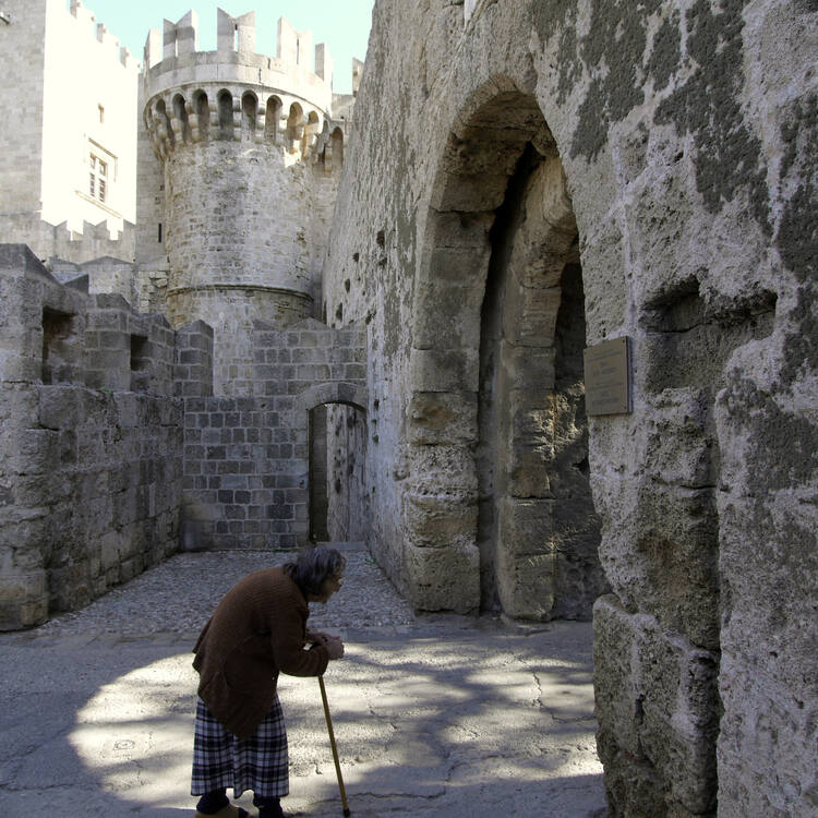 Fortress and Palace of the Grand Masters, UNESCO World Heritage Site, Rhodes  City, Rhodes, Dodecanese, Greek Islands, Greece, Europe - SuperStock