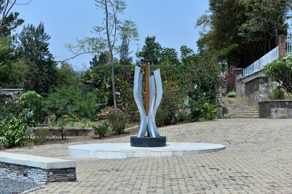 Flame of hope at Gisozi site